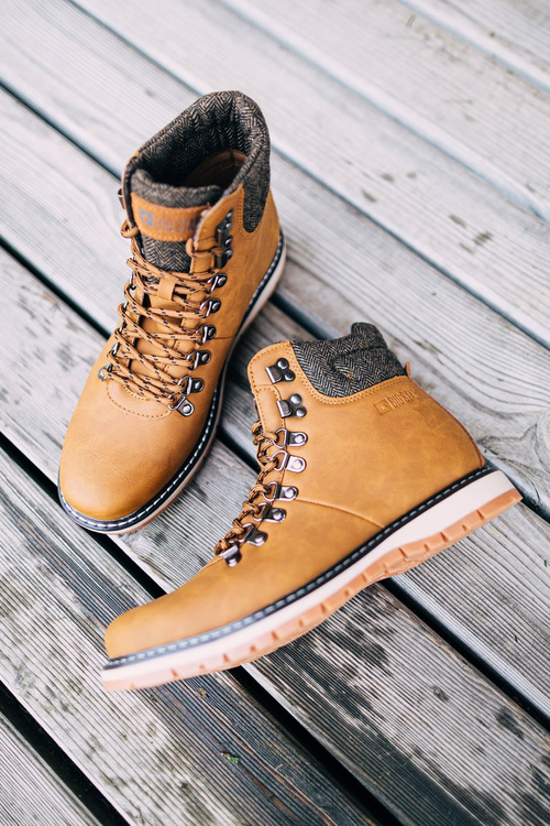 Men's Booties Trappers Big Star Camel EE174402