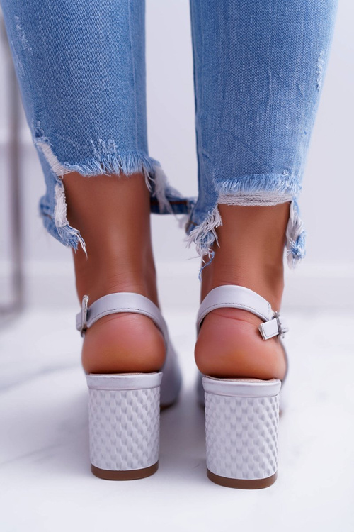 Sergio Leone SK797 Grey Hertes Stiletto pumps