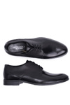 Men's Elegant Bednarek Leather Half Boots Black Yantar