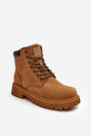 Leather Lined Fur-Lined Boots Trapper Camel Felizia