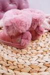 Kids' Snow Boots With Fur Pink Kiks