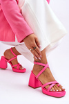 Fashionable High Heels And Platform Sandals Pink Secret Rose