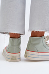 Women's Platform Sneakers Mint Aineri