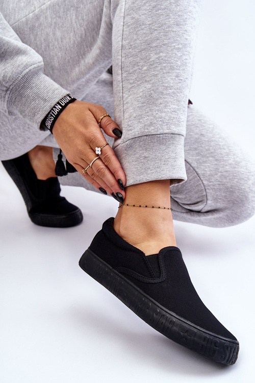 Women's Sneakers Slip-On Big Star LL274392 Black