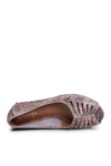 Women's Ballerinas Maciejka Leather Brown Patterned 03497-21