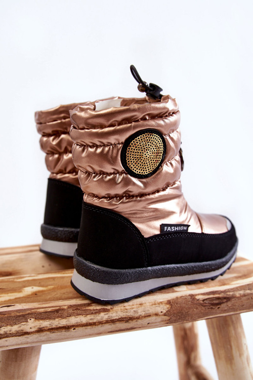 Woolen Insulated Snow boots Gold Lucia
