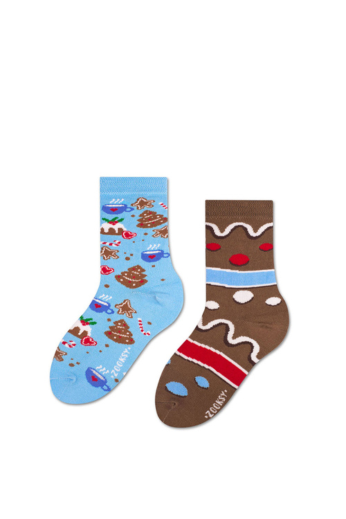 Set of children's socks Zooxy mixTURY Gingerbread cookies 2 pairs