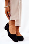 Classic Suede pumps Black Rheya