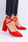 Women's Stiletto pumps Red Traffic