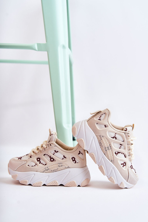 Buty Dziecięce Sportowe Beżowe Dalia