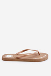 Comfortable Big Star Flip Flops LL274796 Beige