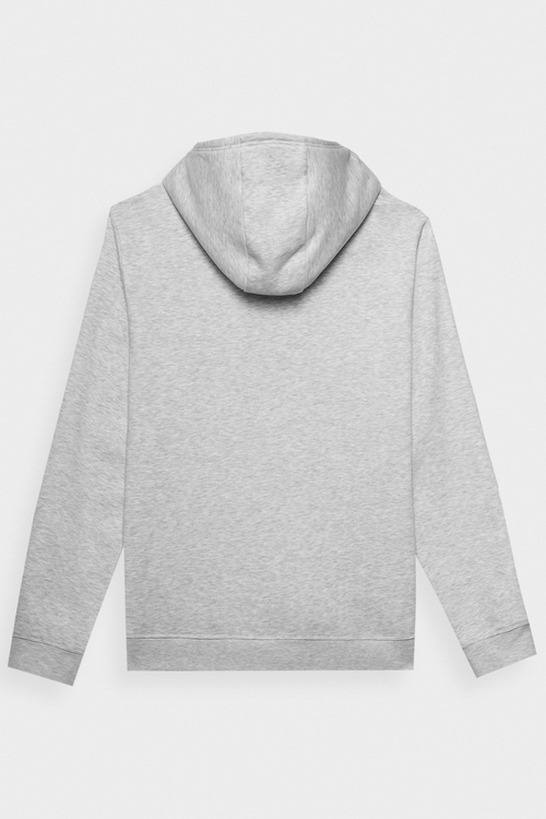 Men's Sweatshirt Pullover With Hood Light Gray 4FWMM00TSWSM1464-27M