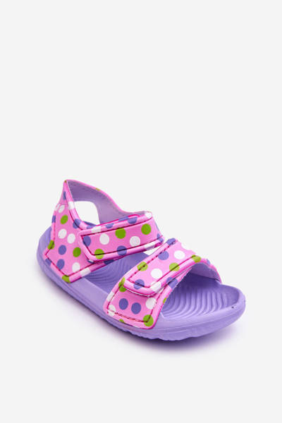 Children's Foam Light Patterned Sandals Violet-pink Malaga