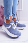 Sporty Women's Blue Shoes SportFreak