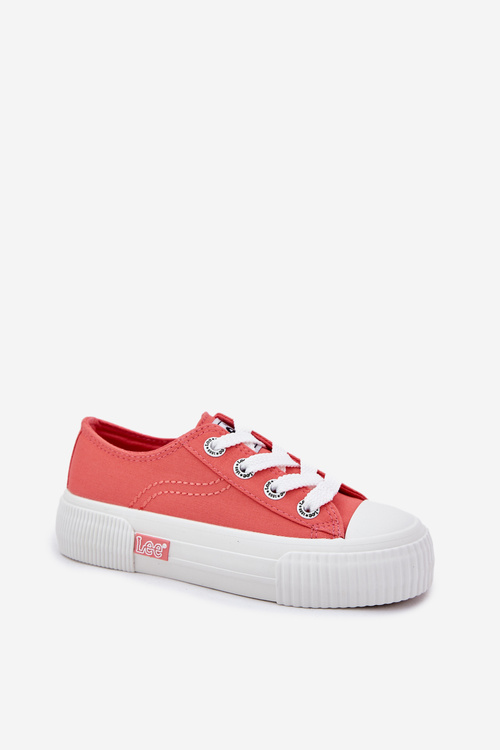 Trampki Dziecięce Młodzieżowe Koralowe LEE ISLA C LOW JR 50251058