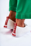 Women's Big Star Sneakers FF274087 White and Red