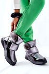 Women's Snow Boots Grey Evamia