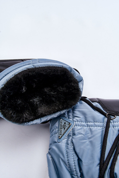 Women's Fashionable Lace-up Snow Boots Blue Carrios