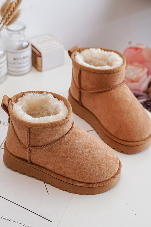 Children's Snow Boots Insulated Camel Nallita