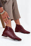 Women's ankle boots with delicate heel Bordeaux Elvienne