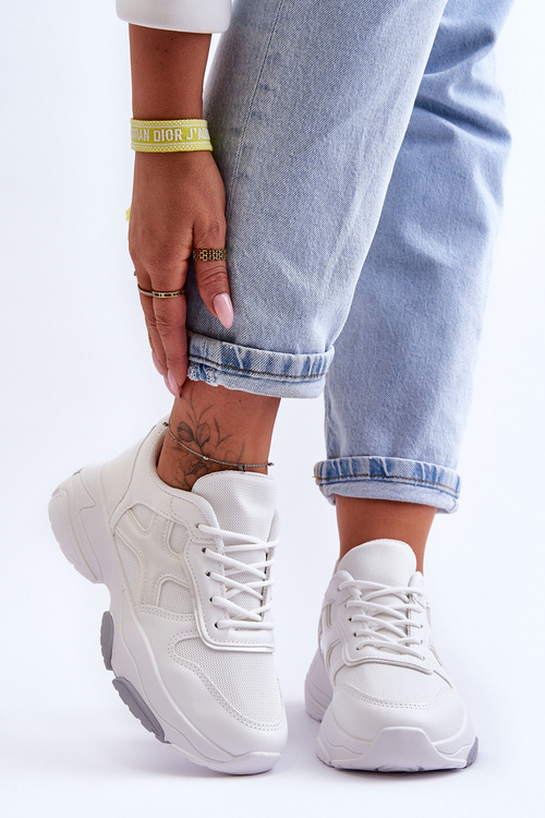 Women's Lace-up Sneakers White Cortes