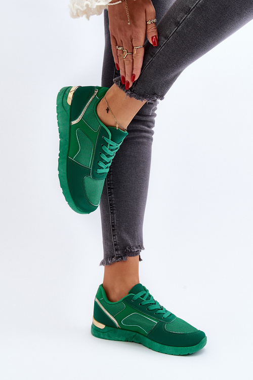 Women's Green Sports Sneakers Kleffaria