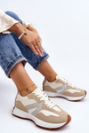 Women's Beige Sports Shoes Chloette