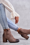Women's Suede Ankle Boots La.Fi 260039DTA-SU Beige