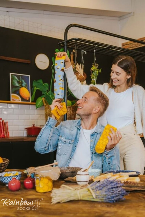 Rainbow Socks Honey In A Jar 2 Pairs