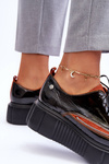 Women's Leather Brogues Maciejka 5074A-01 Black