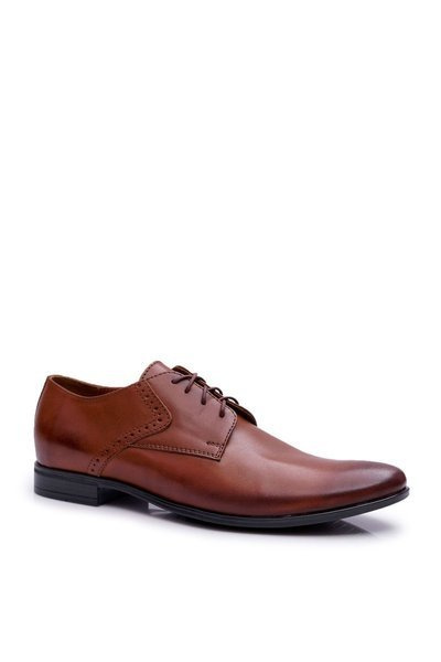 Men's Elegant Bednarek Leather Brown Half Boots Westero