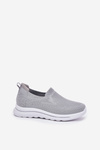 Women's Fabric Slip-On Sneakers Gray Adiora