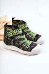 High Children's Sneakers Football Befado 268X070 Grey-Green