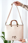 Shopper Handbag NOBO L1560 Ecru