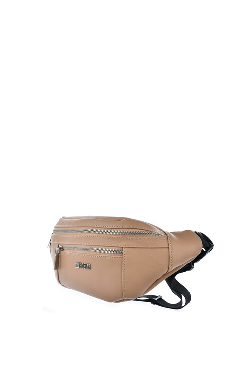 Leather Kidney Bag Big Star JJ574081 Beige