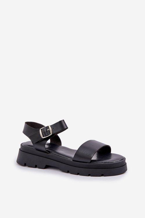 Women's Platform Sandals Black Evaretha