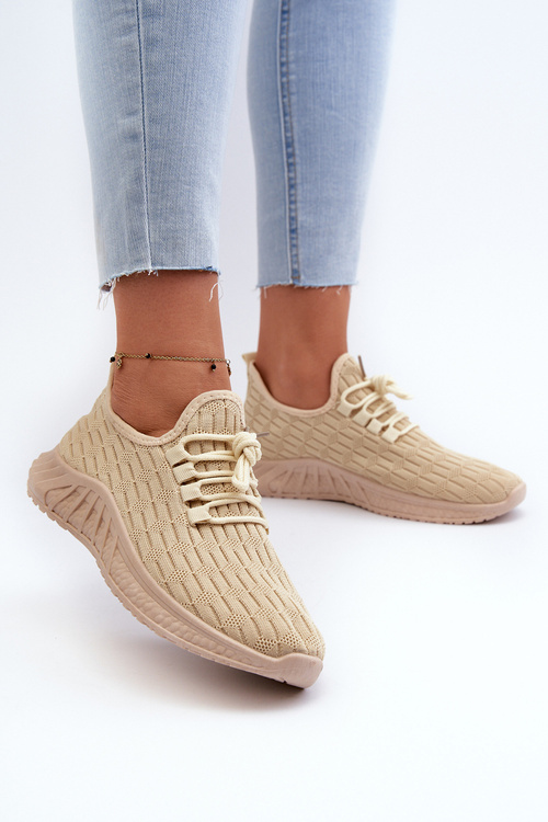 Lightweight Women's Sports Shoes Beige Xalara