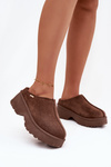 Women's Snow Boots Low Platform Brown Yrenna