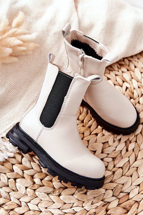 Children's Boots Insulated Beige Alanya