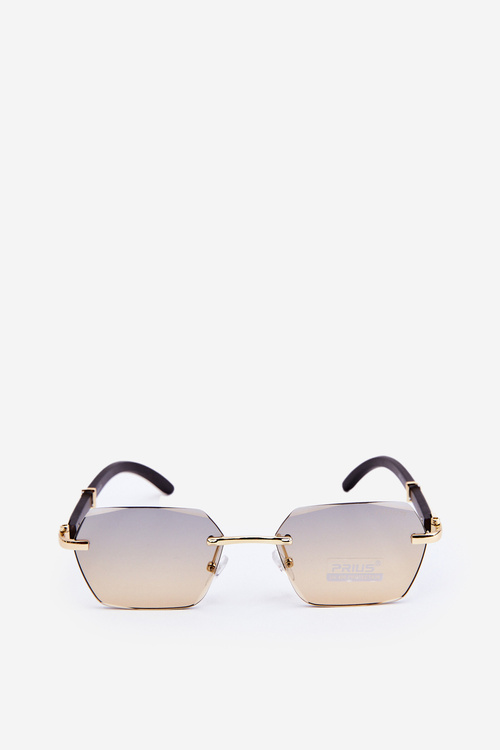 Okulary Przeciwsłoneczne UV400 Czarno-Złote