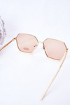 Geometric Sunglasses Beige