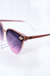 Sunglasses With A Fly Nude With Pink Ombre