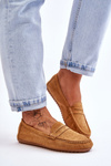 Women's Classic Suede Loafers camel Ivana