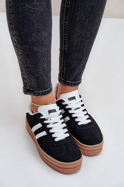 Women's Platform Sneakers Black Egelia