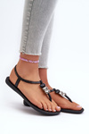 Sandały Japonki Damskie Płaskie Czarne 83507 Ipanema Class Blown Up Sandal Fem
