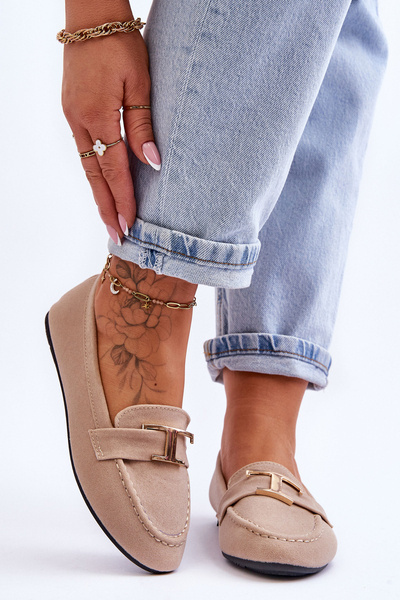 Classic Slip On Loafers Light beige Carly