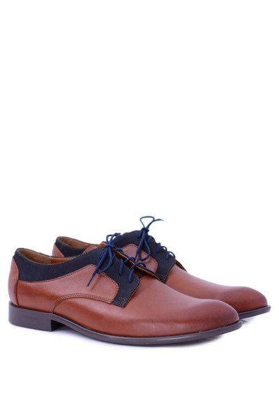 Men's Bednarek Elegant Leather Semi Shoes Brown Maksim