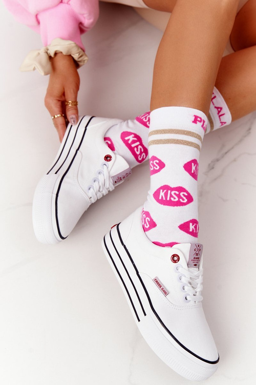 Women's Sneakers On A Platform CROSS JEANS FF2R4001C White
