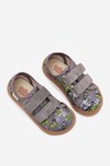 Barefoot Slippers Boys With Graphics Milami Gray Saphira