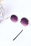 Gold Sunglasses With A Fly Pink Ombre